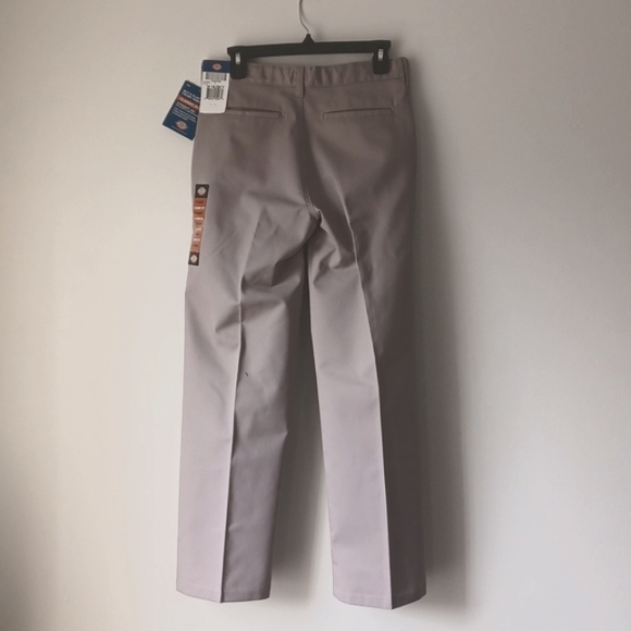 DICKIES pants for boys. "Straight Leg" pants w/ reinforced knees. 14 Husky.  NWT - Picture 6 of 15